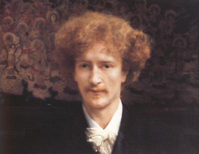 Alma-Tadema, Sir Lawrence Portrait of Ignacy Jan Paderewski (mk23) oil painting image